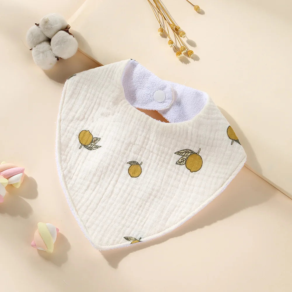 New Cotton Baby Bib Soft Waterproof Triangle Saliva Towel