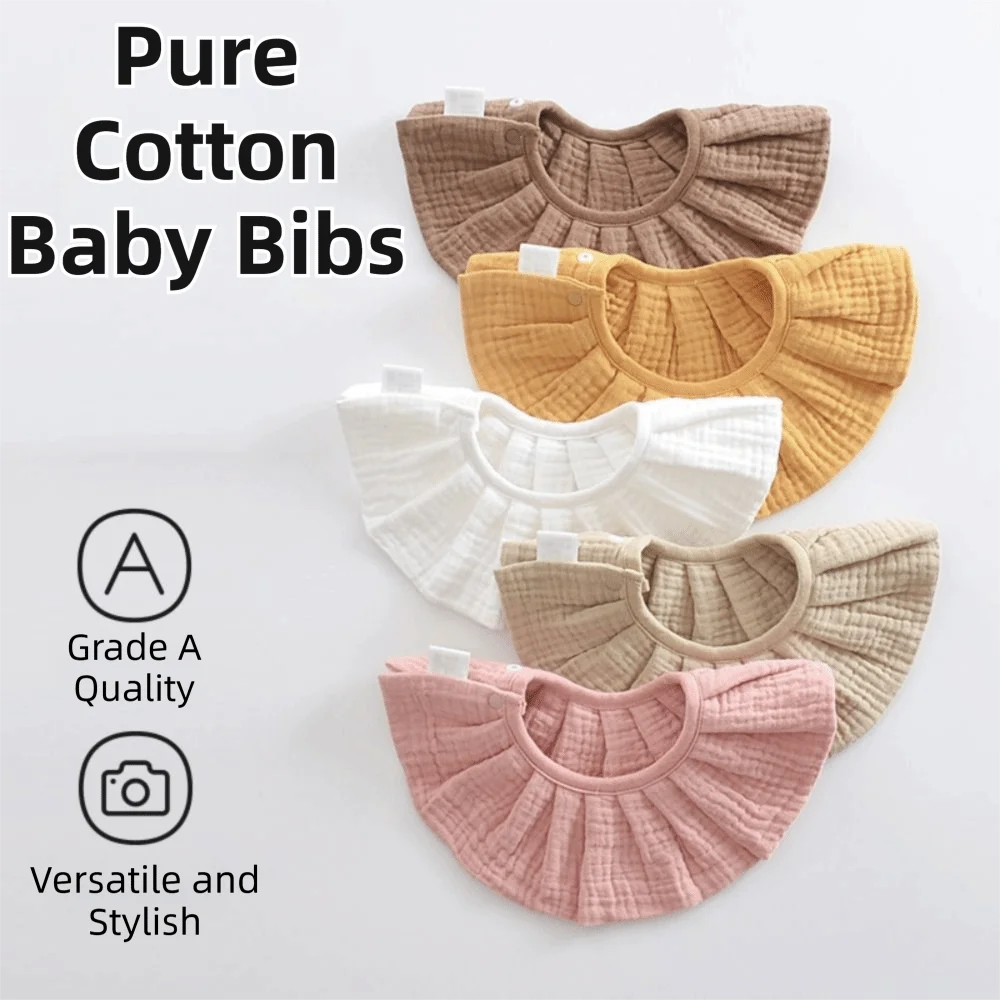 Little Amoori Cozy Ruffle Baby Bibs