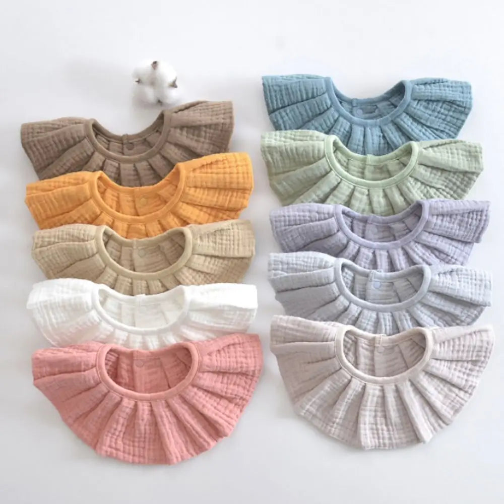 Little Amoori Cozy Ruffle Baby Bibs