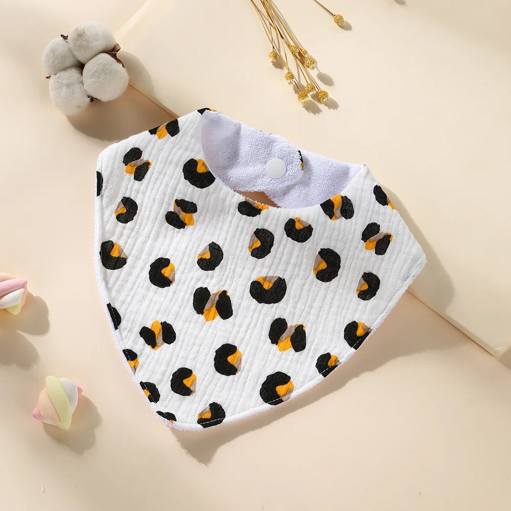 New Cotton Baby Bib Soft Waterproof Triangle Saliva Towel