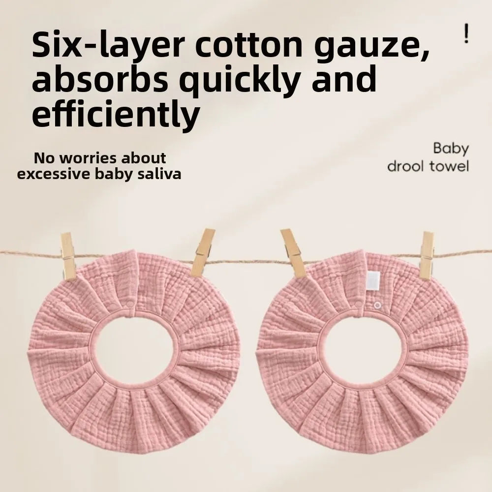 Little Amoori Cozy Ruffle Baby Bibs