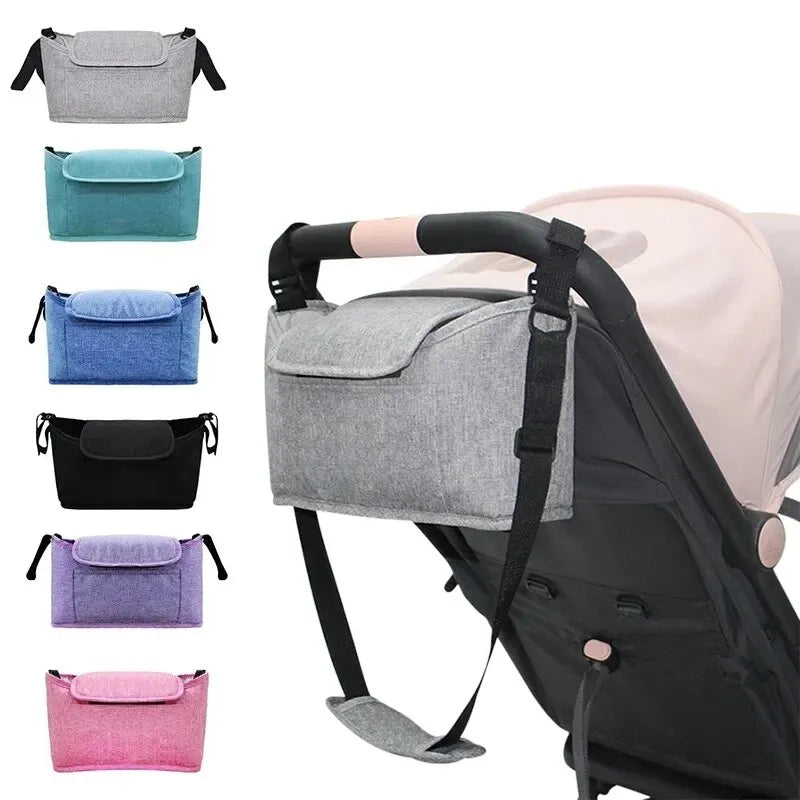 Amoori Stroller Organizer Bag - Mult i- Pocket Baby Essentials Caddy