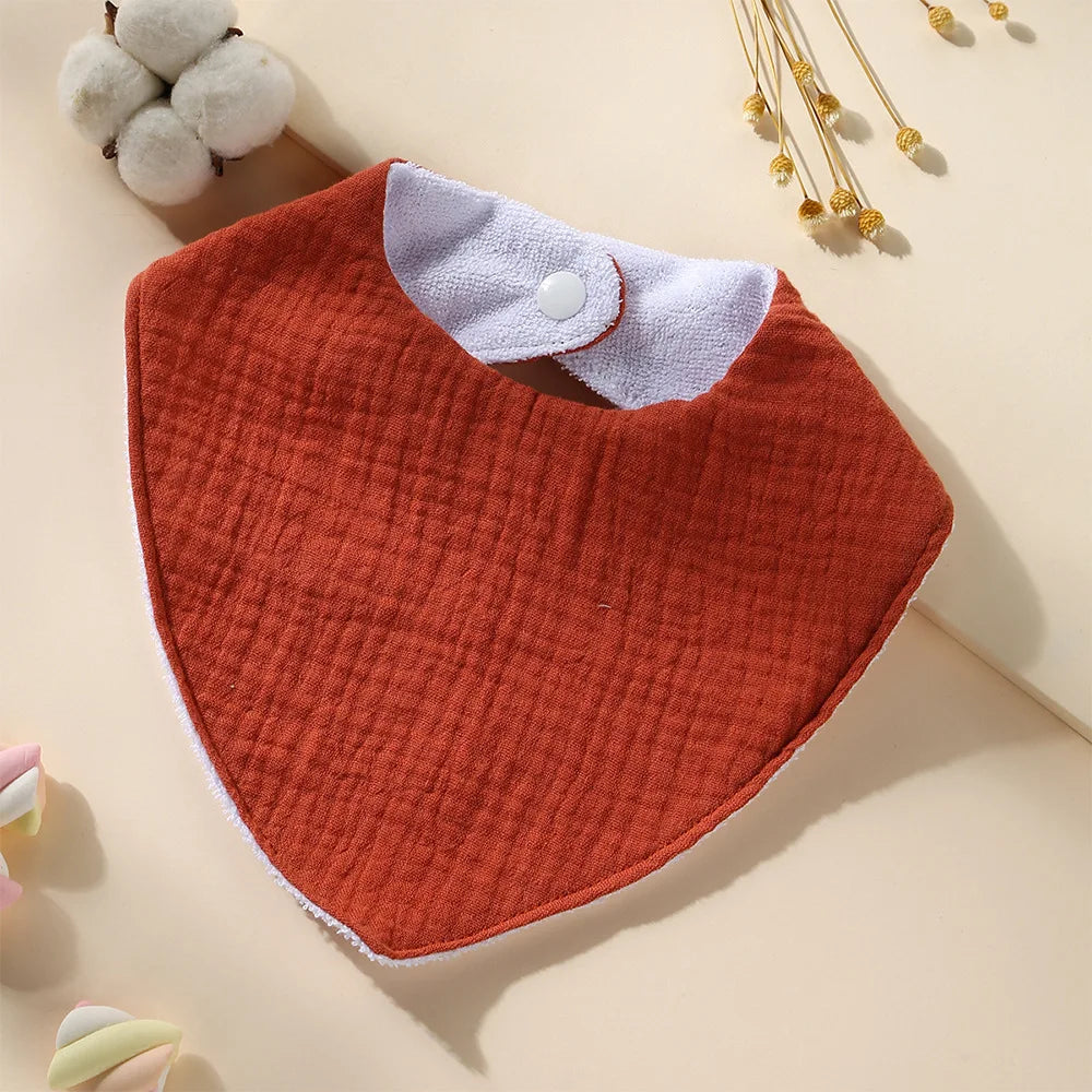 New Cotton Baby Bib Soft Waterproof Triangle Saliva Towel